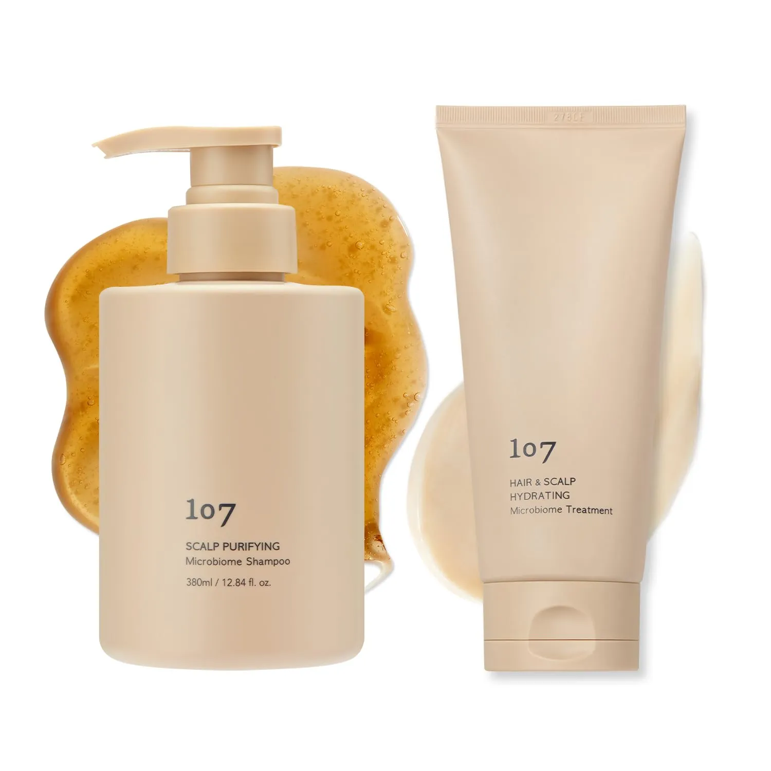 107 Scalp & Hair Balance Set – Fermented Vinegar Shampoo & Treatment with VIN-H7™ for Soft, Healthy-Looking Hair