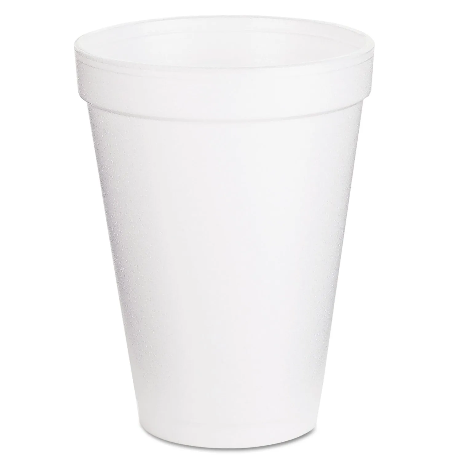 12J12 Foam Cups, 12 oz., White (Pack of 1000)