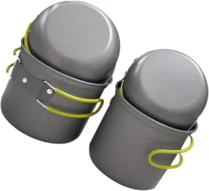 1Set Handle Pot Lightweight Camping Cookware for Outdoor Cooking for Hiking Picnics BBQ Non Stick Design Multi Purpose Pot Lid Skid Handle for Better