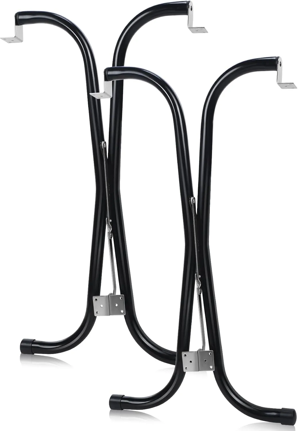 2 Pcs Rv Folding Table Leg 27.5" Black Foldable Table Legs for RV's and Cargo Trailers