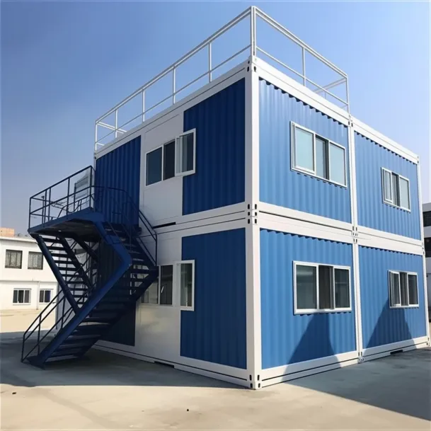 2 Storey container prefab house for worker housing apartment
