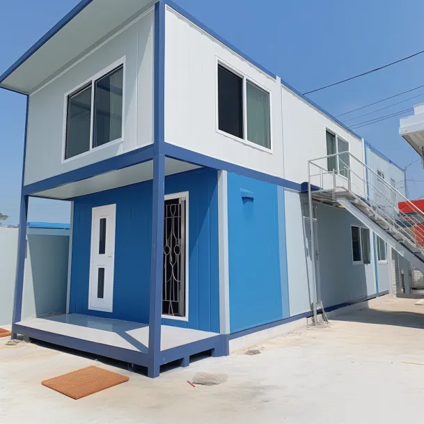 2 Storey container prefab house for worker housing apartment