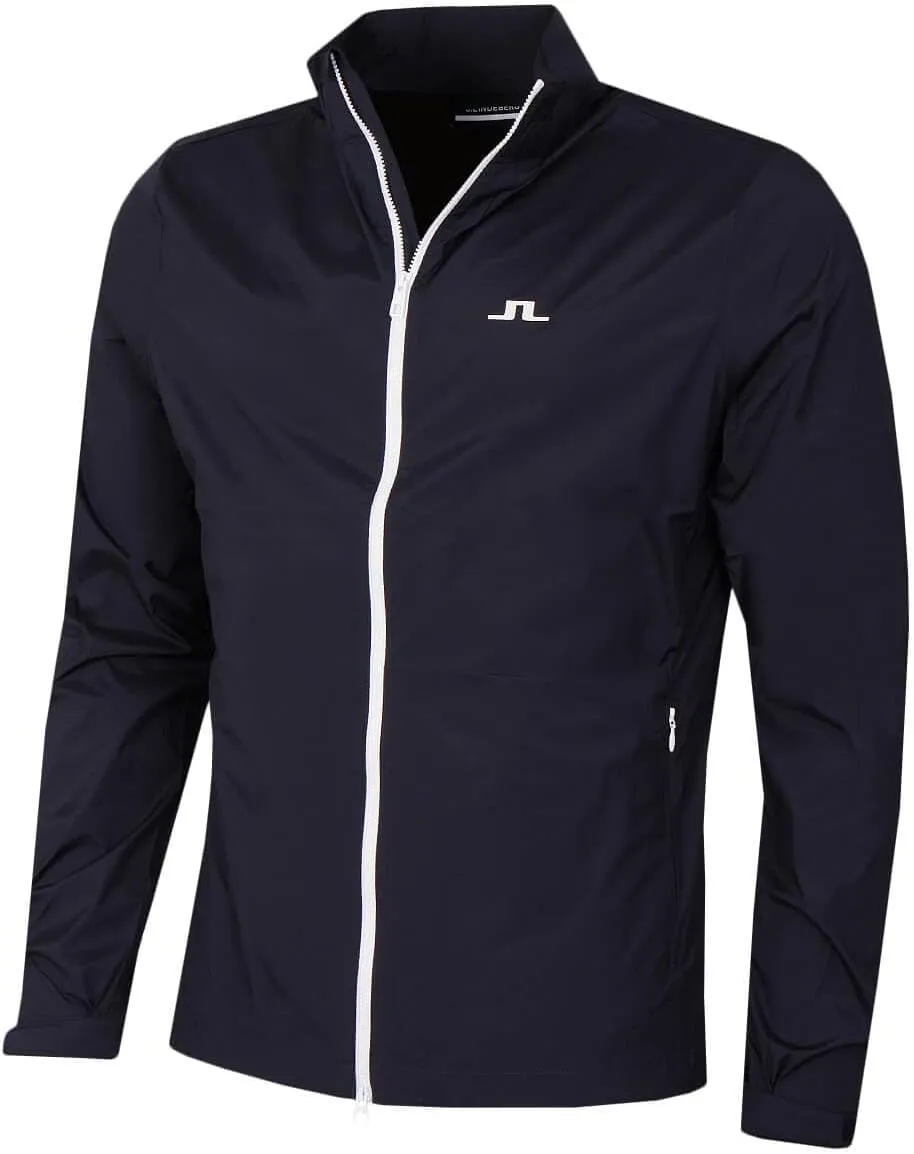 2024 J.Lindeberg Ash Light Packable Golf Jacket JL Navy Medium
