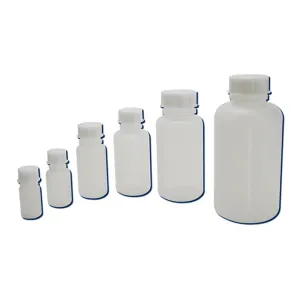 202445-1000 Kartell Wide Mouth Graduated Bottle, 63 mm Cap Size, 95 mm Outside Diameter, 206" Height, Translucent (Pack of 25)