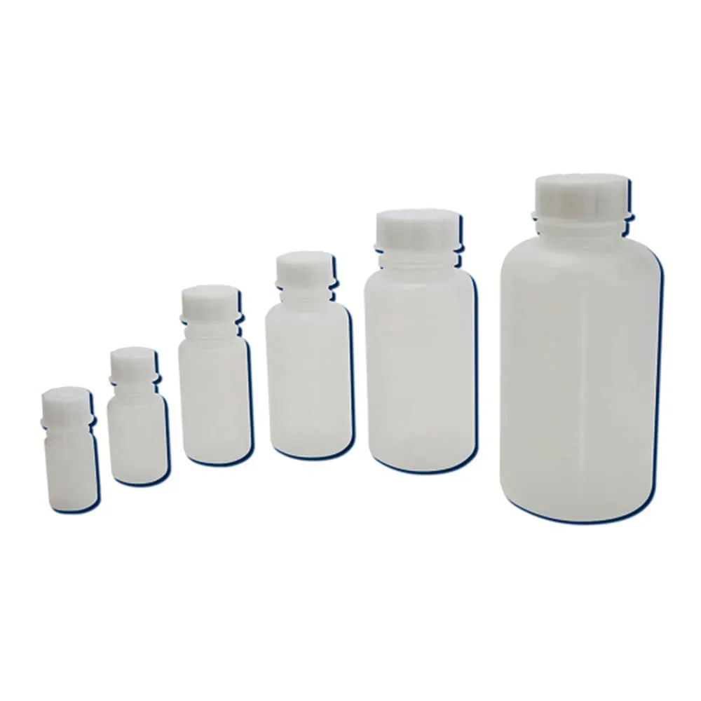 202445-1000 Kartell Wide Mouth Graduated Bottle, 63 mm Cap Size, 95 mm Outside Diameter, 206" Height, Translucent (Pack of 25)