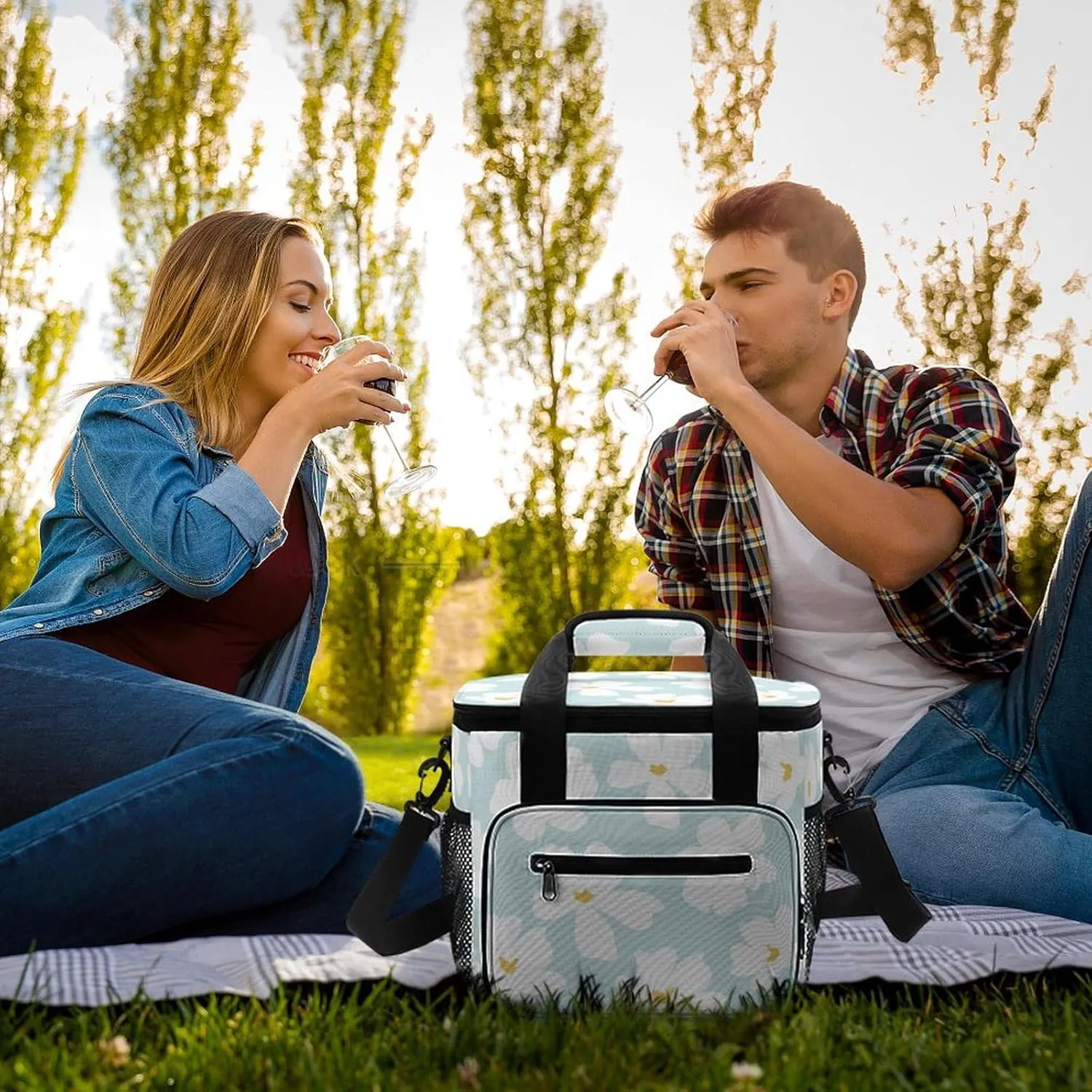 22.5L Insulated Camping Coolers Bag Large Leakproof Ice Chest for Beach Travel Picnic