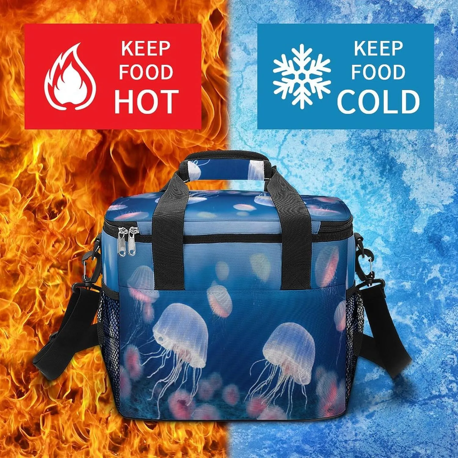 22.5L Insulated Camping Coolers Bag Large Leakproof Ice Chest for Beach Travel Picnic