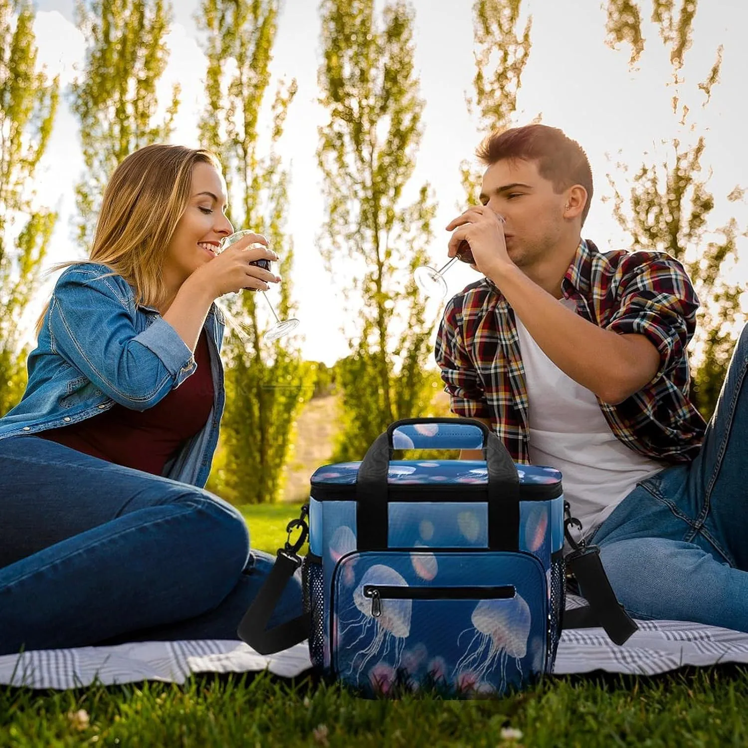 22.5L Insulated Camping Coolers Bag Large Leakproof Ice Chest for Beach Travel Picnic