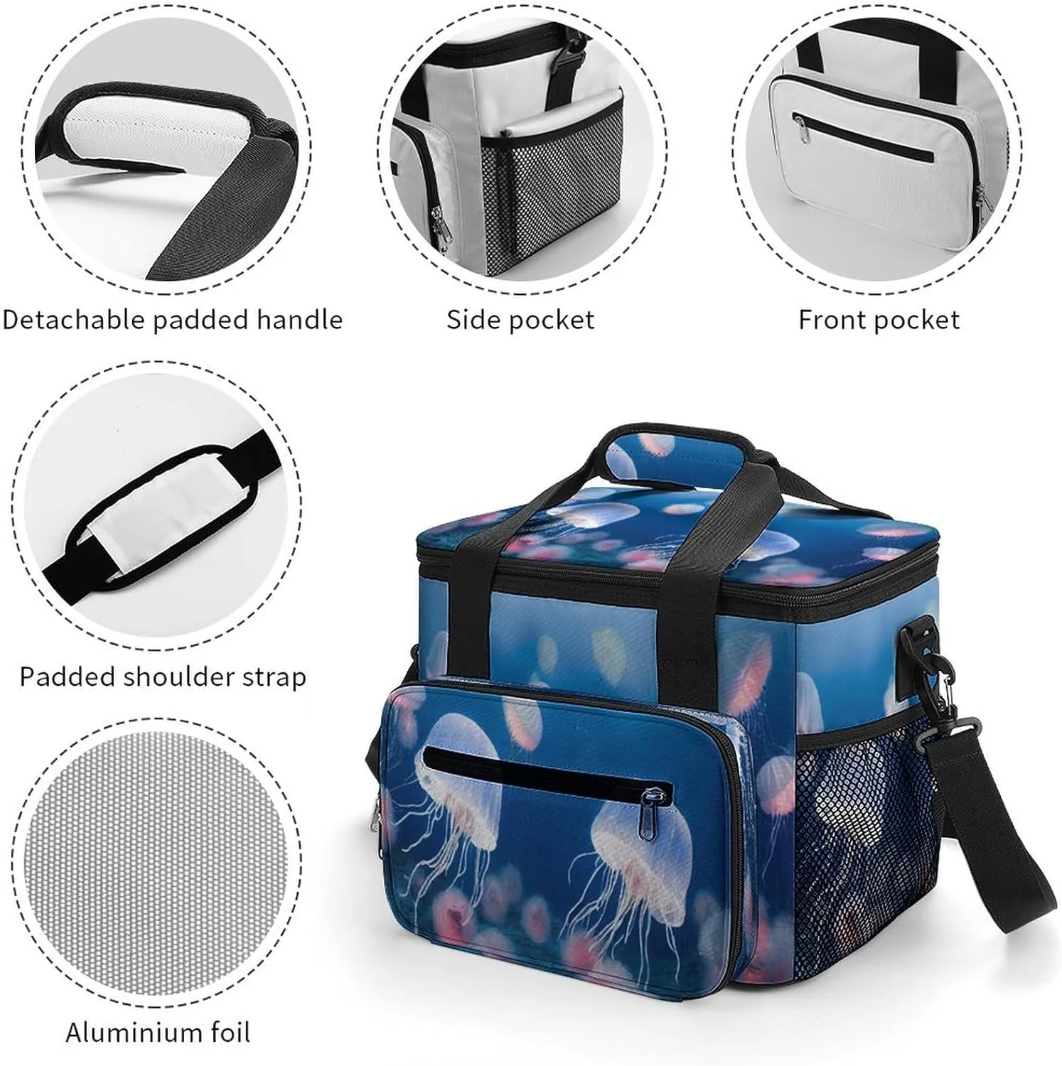 22.5L Insulated Camping Coolers Bag Large Leakproof Ice Chest for Beach Travel Picnic