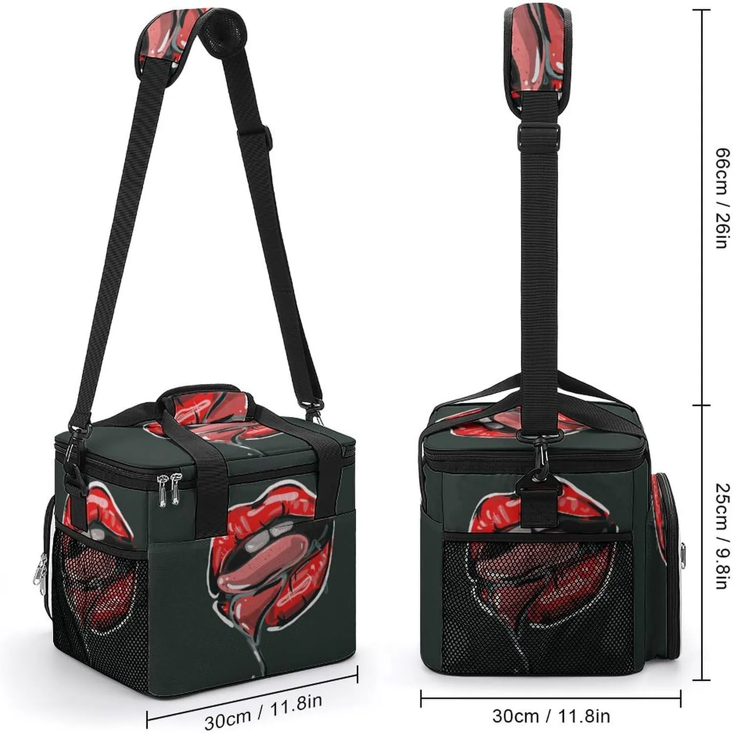 22.5L Waterproof Soft Cooler BagInsulated Lunch Box for Camping Fishing Beach Road Trips
