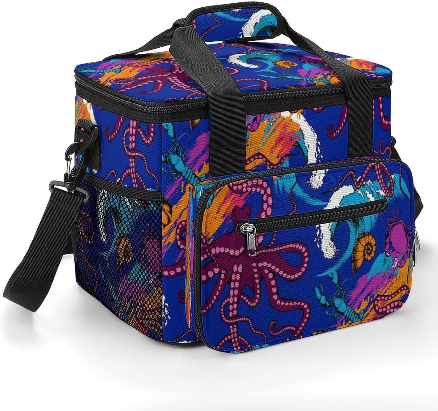 22.5L Waterproof Soft Cooler BagInsulated Lunch Box for Camping Fishing Beach Road Trips
