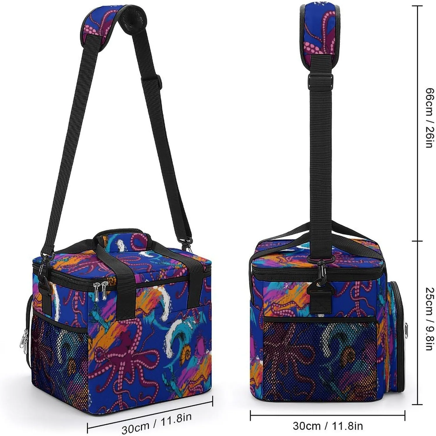22.5L Waterproof Soft Cooler BagInsulated Lunch Box for Camping Fishing Beach Road Trips