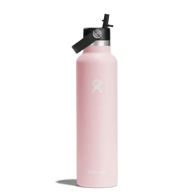 24 Oz Standard Mouth W/ Flex Straw Cap - Snapper