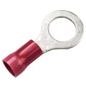 3 Pack 8 AWG Insulated Ring Terminals