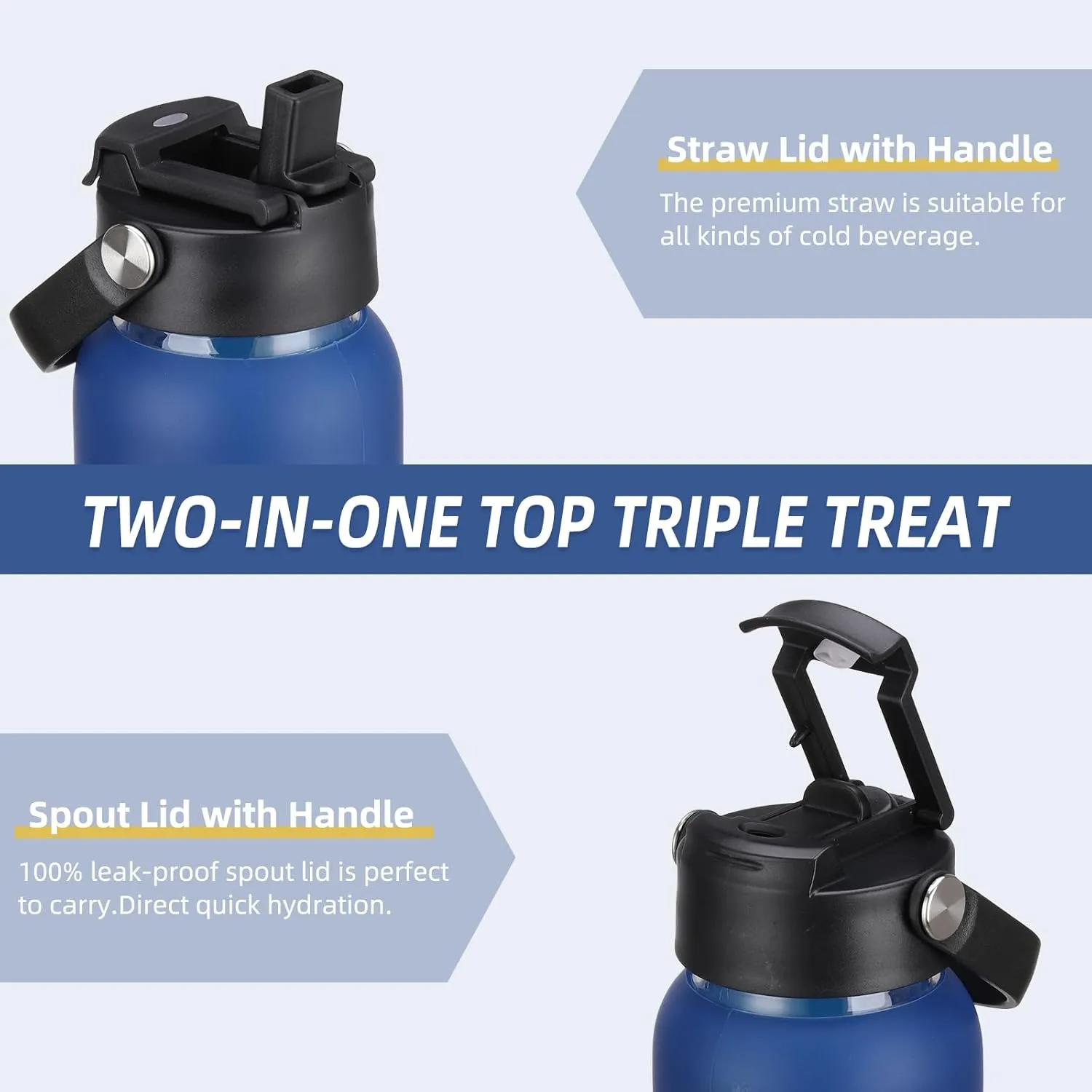 32 oz Glass Water Bottle with 2 Lids-Handle Straw Lid & Bamboo Lid,1 Liter Motivataional Tumbler Water Bottle Time Marker, Borosilicate Glass Water Bottles With Silicone Sleeve, Leakproof