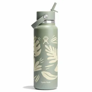 40 oz Wide Mouth with Flex Straw Cap Bottle