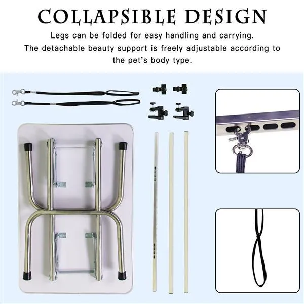 46 Inch Foldable Dog Pet Grooming Table – Heavy Duty