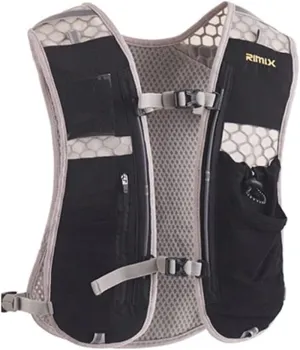 5L Lightweight Running Backpack Hydration Vest for Men & Women, Outdoor Sports Pack with 1L Water Bag or 500ml Kettle (Black)