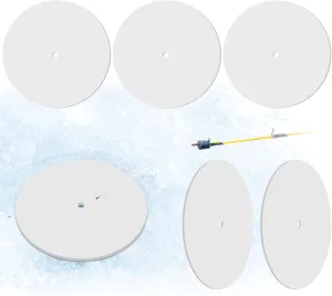 6 Pcs Ice Fishing Hole Covers 12 Inch Insulator Accessories Insulated Ice Tip Ups Hole Cover Lid for Winter Fish Houses Equipment