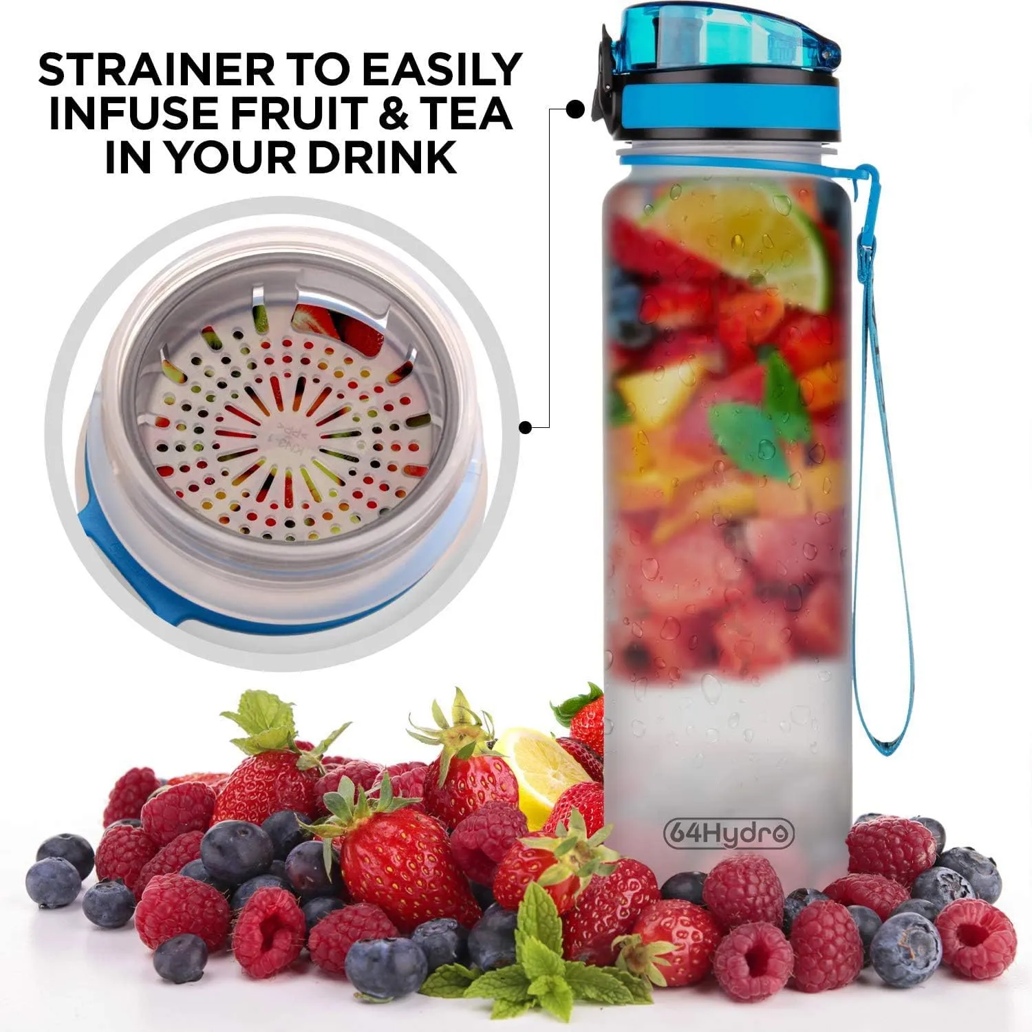 64HYDRO 32oz 1liter Rose Flower She Believed She Could so She Did Water Bottles with Time Marker, Motivational Water Tracker Bottle with Times to Drink for Home, Work, Gym, Fitness, Sports