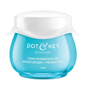 72HR HYDRATING GEL   Probiotics Moisturizer for Face | With Hyaluronic Acid, Kombucha & Rice Water | Lightweight gel Moisturizer | For Dull, Tired & Uneven Skin Tone I For All Skin Types | 60ml