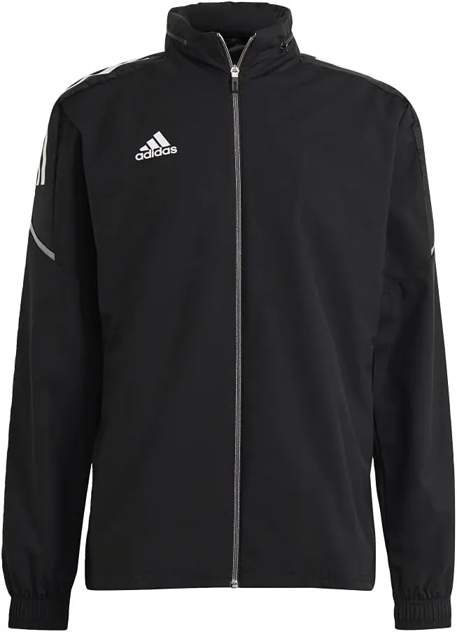 Adidas Men's Condivo 21 Allweather Jacket, Black/White