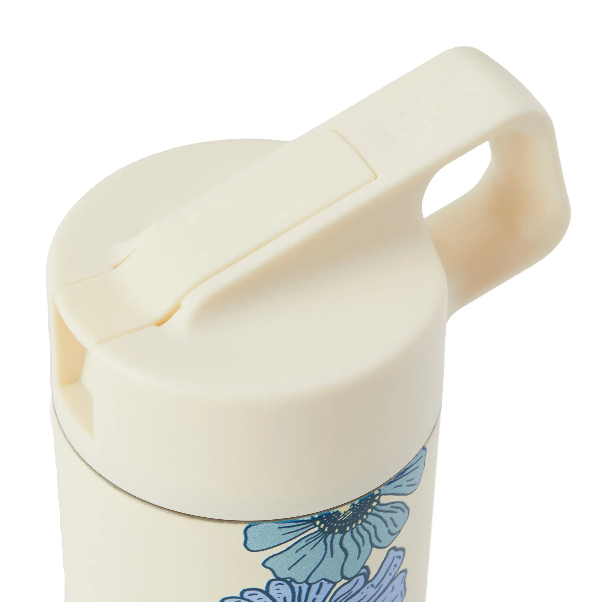Adult Unisex Detailed Row of Wildflowers 20 oz. Straw Bottle