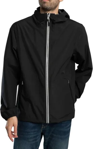 Aigle Men's Rainpack 70 - Packable Jacket, Black, Black, L, Black, Large