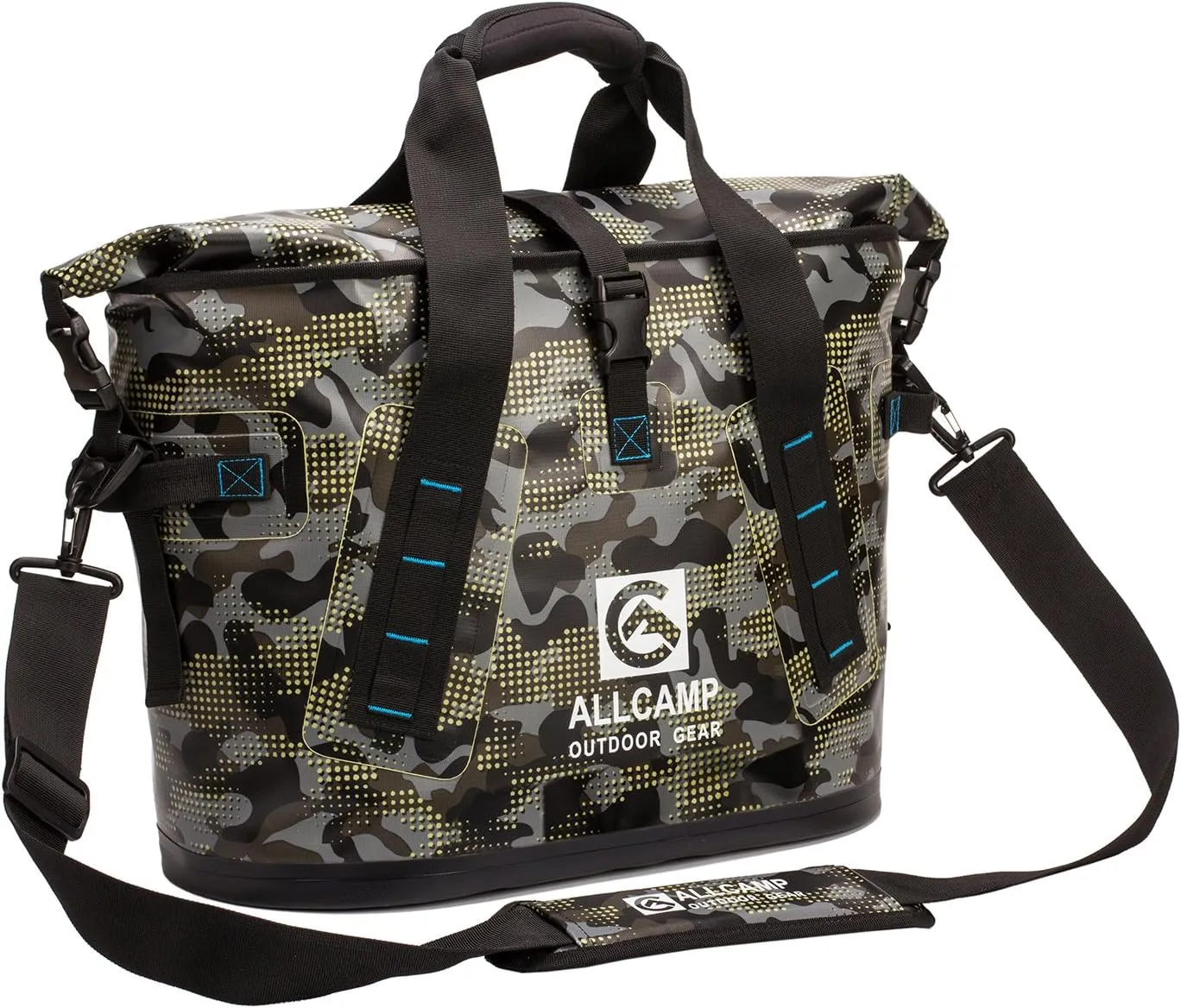 ALLCAMP OUTDOOR GEAR Hopper Portable Cooler Bag 25L with 5 ice Pack Boxes(camo Grey)