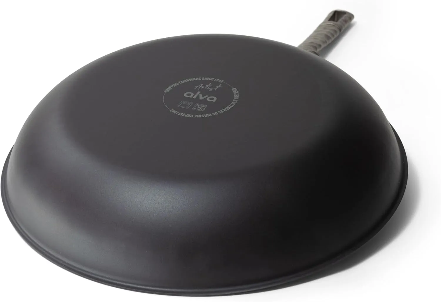Alva Artist 9.5" Best-in-Class Carbon Steel Frying Pan, Professional Blue Steel Skillet for Searing, Heats 3x Faster than Cast Iron, PFAS-Free Nonstick, Oven, BBQ & Induction Safe - Lightweight Design