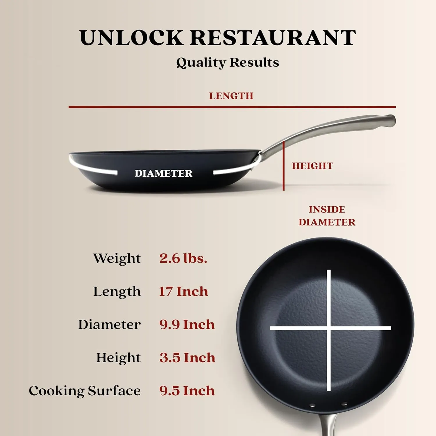 Alva Black Angus 9.5 & 11" Carbon Steel Frying Pan Set, Chef-Grade Hammered Blue Steel Skillet, Naturally Nonstick When Seasoned, PFAS/PFOA Free, Induction Oven, BBQ Safe, Lightweight Premium Cookware