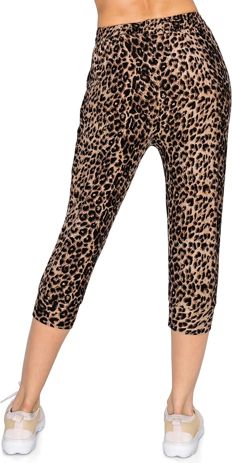 ALWAYS Women's Capri Jogger Sweatpants - Premium Soft Stretch Lightweight Pants with Pork Chop Pockets