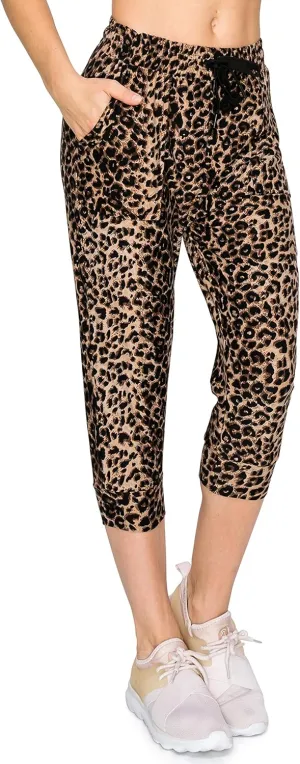 ALWAYS Women's Capri Jogger Sweatpants - Premium Soft Stretch Lightweight Pants with Pork Chop Pockets