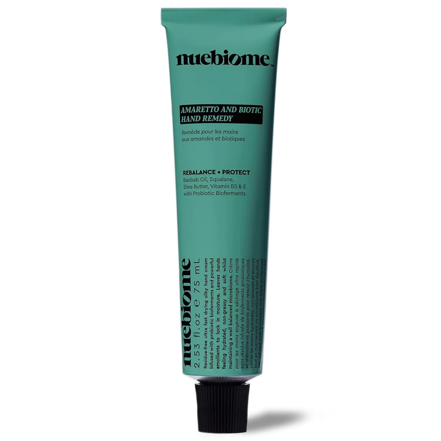 Amaretto Hand Cream, Hand Cream for Women & Men, Lightweight, Fast Drying & Residue-free; 75 mL, Paraben, Cruelty-free & Vegan