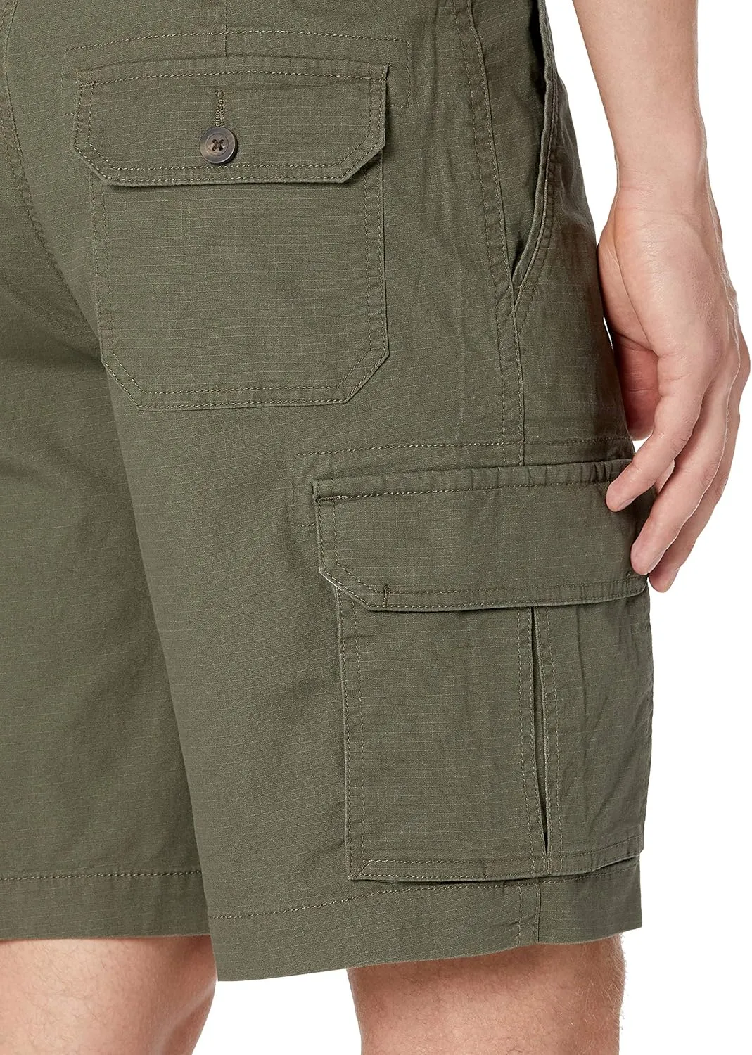 Amazon Essentials Men's 10” Lightweight Ripstop Stretch Cargo Short