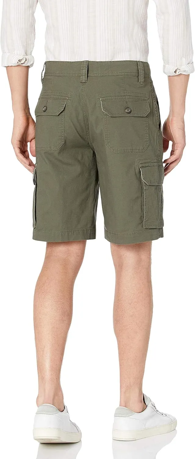 Amazon Essentials Men's 10” Lightweight Ripstop Stretch Cargo Short