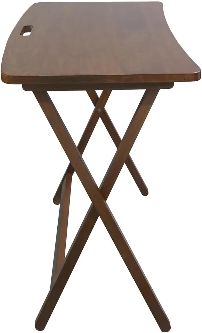 American Trails Arizona Folding Table with Solid American Hardwood - Walnut