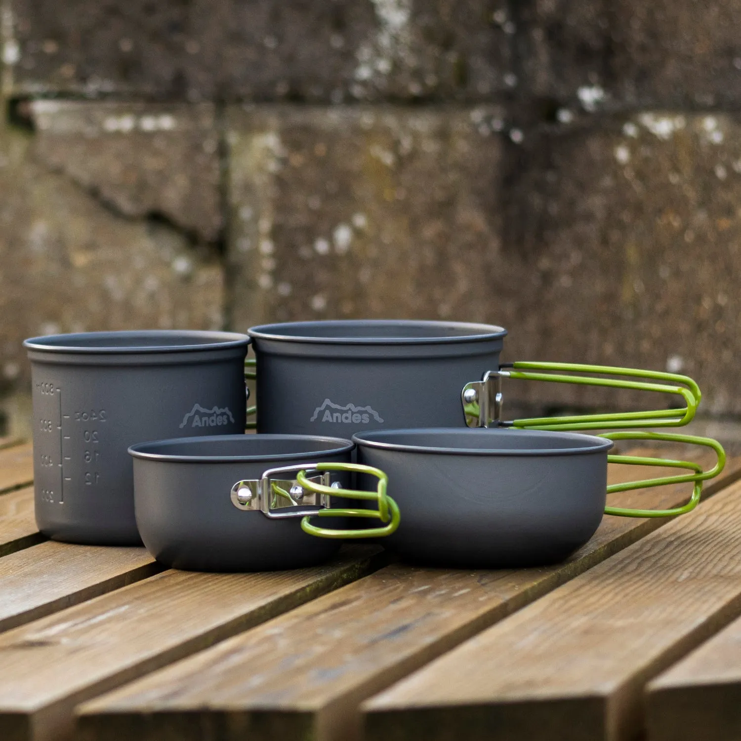 Andes 3-4 Person Camping Cookware Kit