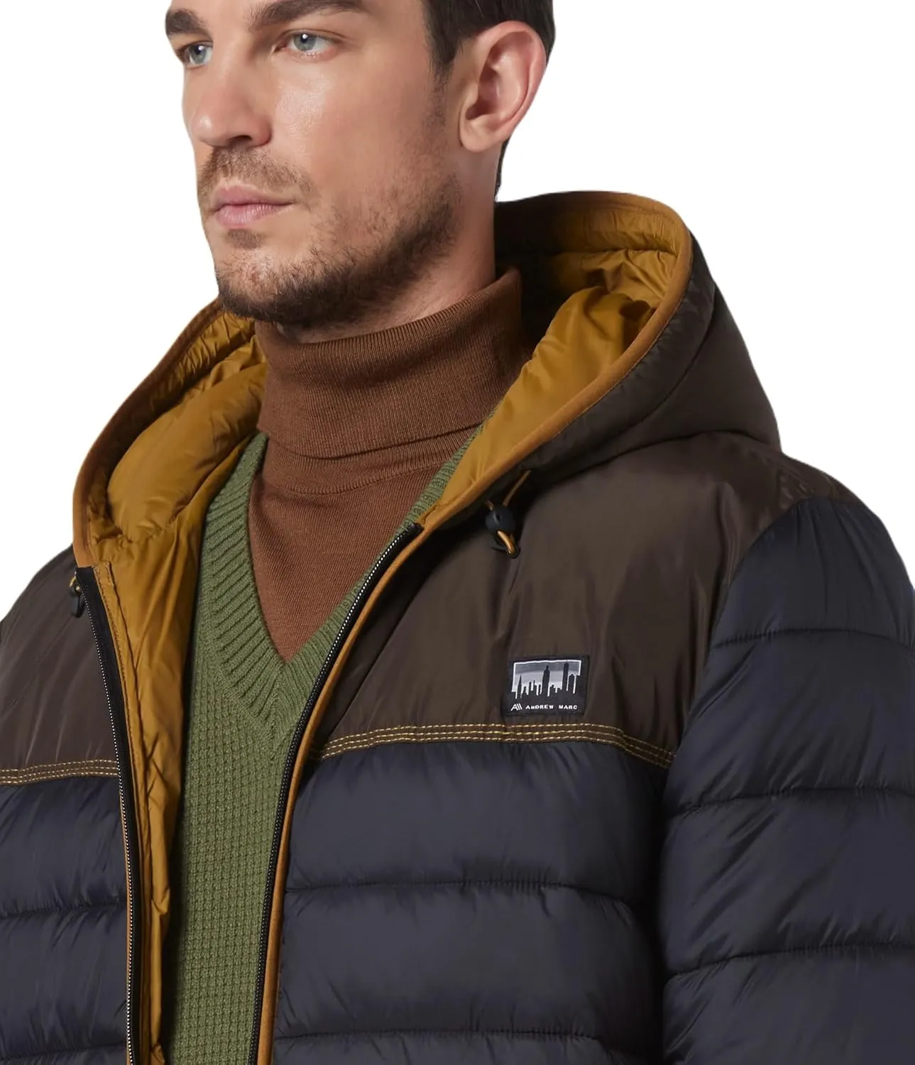 Andrew Marc Men's Packable Puffer Jacket