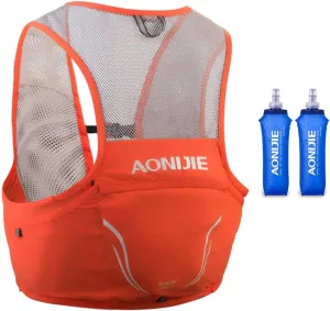 AONIJIE Hydration Pack, Trail Running Vest Set Breathable Lightweight 2.5L and 2 Soft Flasks 500ml