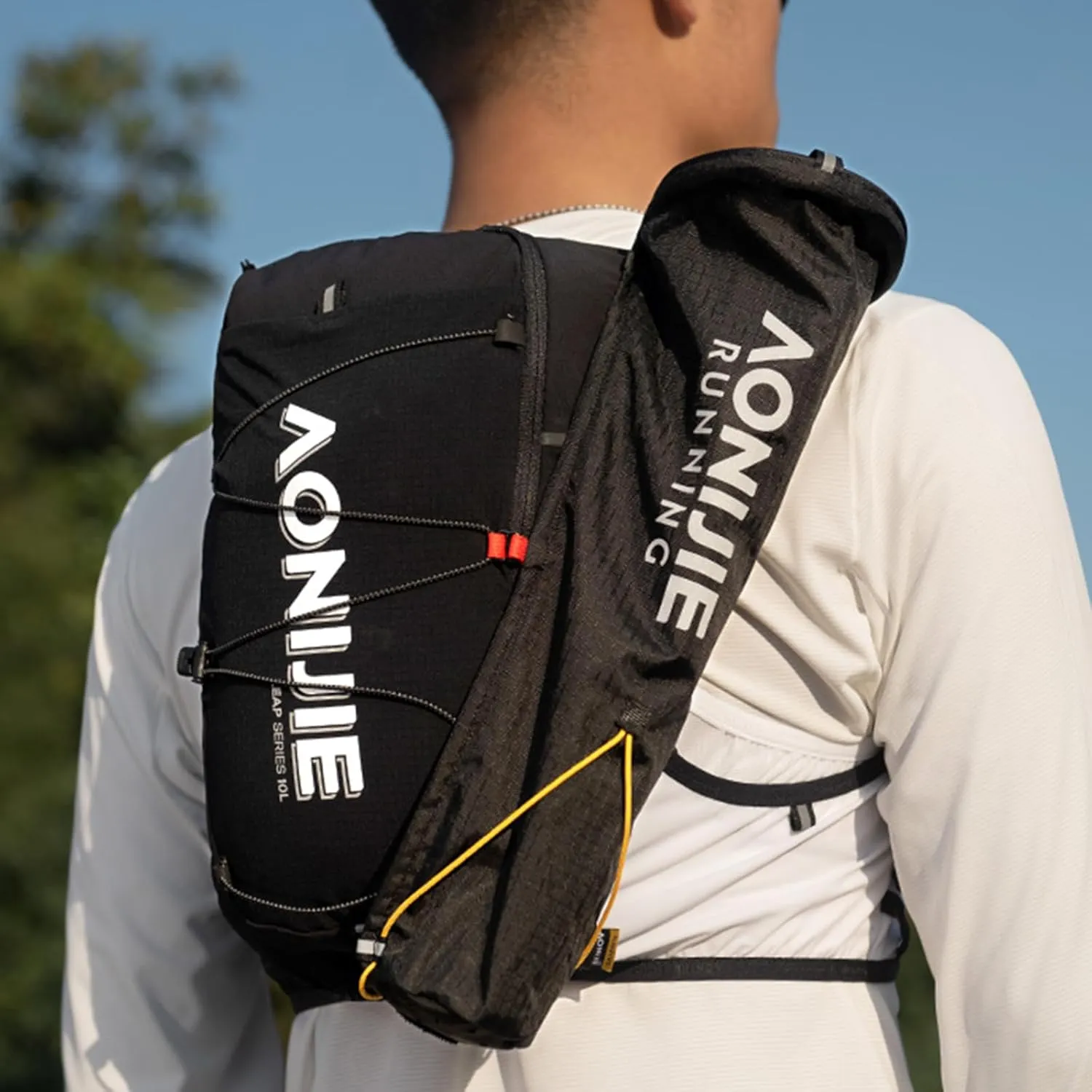 AONIJIE Running Hydration Vest Backpack 10L Bag Lightweight Vest for Trail Running Race Marathon Hiking Cycling