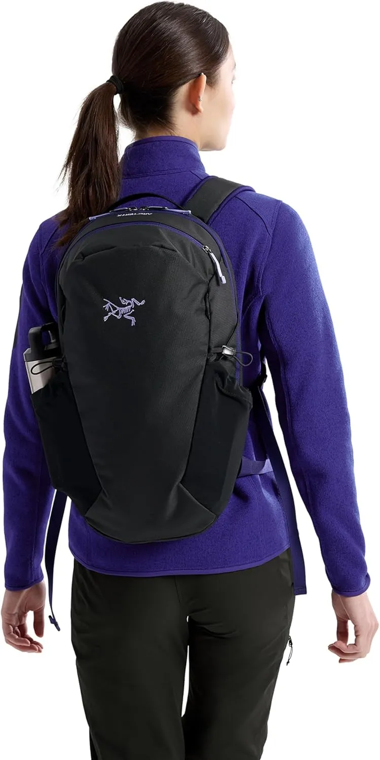 Arc'teryx Mantis 16 Backpack | Sleek Compact 16L Daypack | Black/Soulsonic, One Size