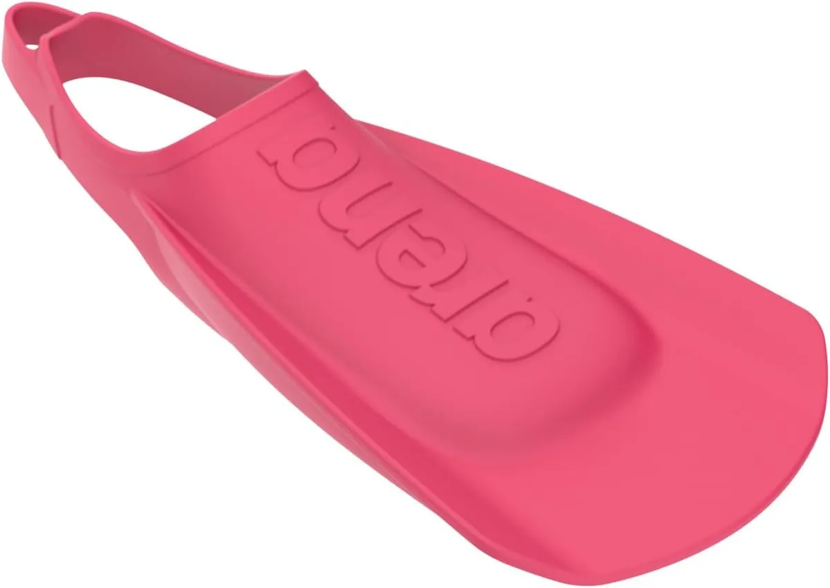 Arena Unisex Adult Comfortable Lightweight Swim Training Fins for Men and Women Silicone Short Blade Flippers Open Heel