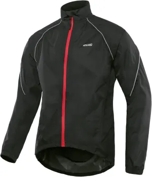 ARSUXEO Waterproof Running Cycling Jacket for Men Breathable Bike Rain Jacket Bicycle Coat Clothing Windbreaker