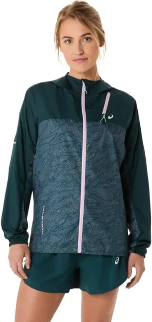 ASICS Women's FUJITRAIL PACKABLE WINDBREAKER RUNNING Apparel