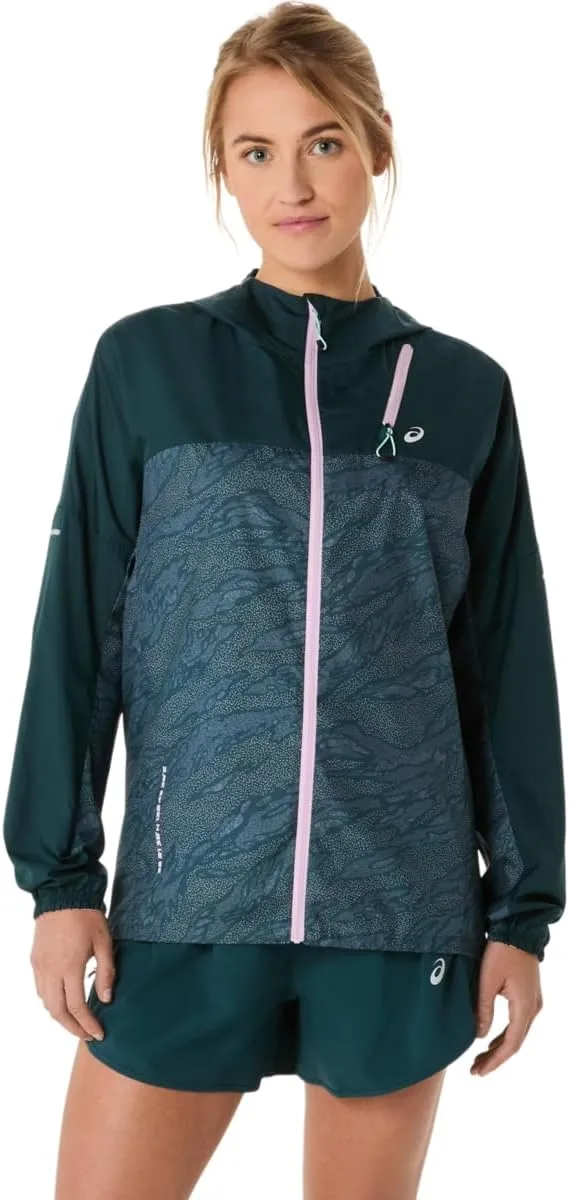 ASICS Women's FUJITRAIL PACKABLE WINDBREAKER RUNNING Apparel