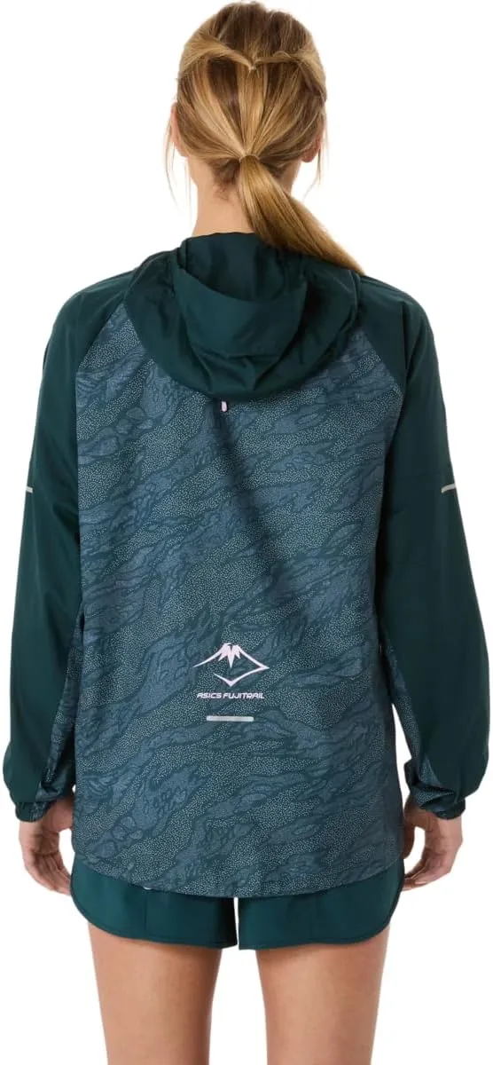 ASICS Women's FUJITRAIL PACKABLE WINDBREAKER RUNNING Apparel