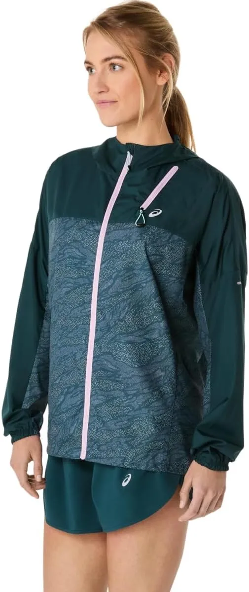 ASICS Women's FUJITRAIL PACKABLE WINDBREAKER RUNNING Apparel