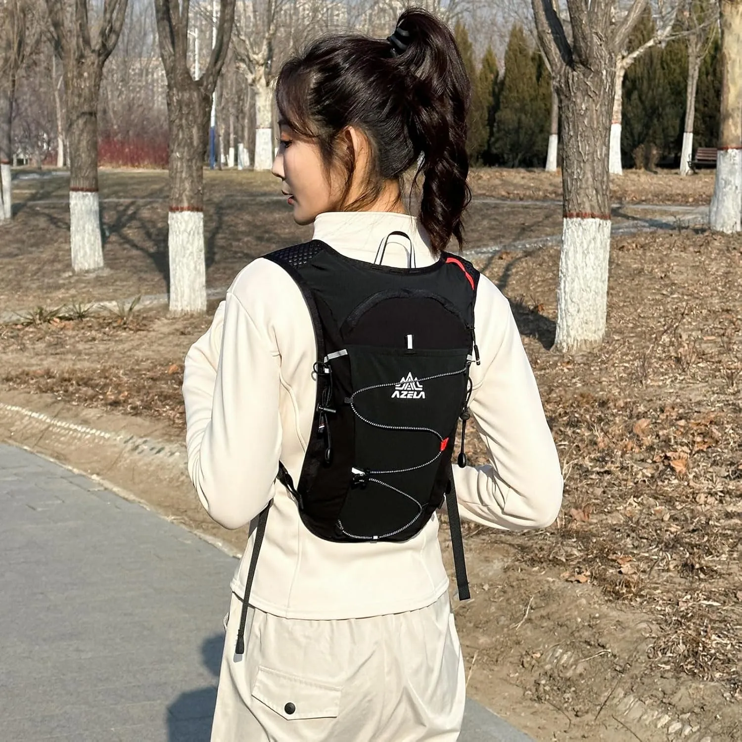 Azarxis Hiking Hydration Pack Running Backpack Lightweight Daypack Vest for Women Men Marathon Cycling Biking Trail Race Jogging Rave
