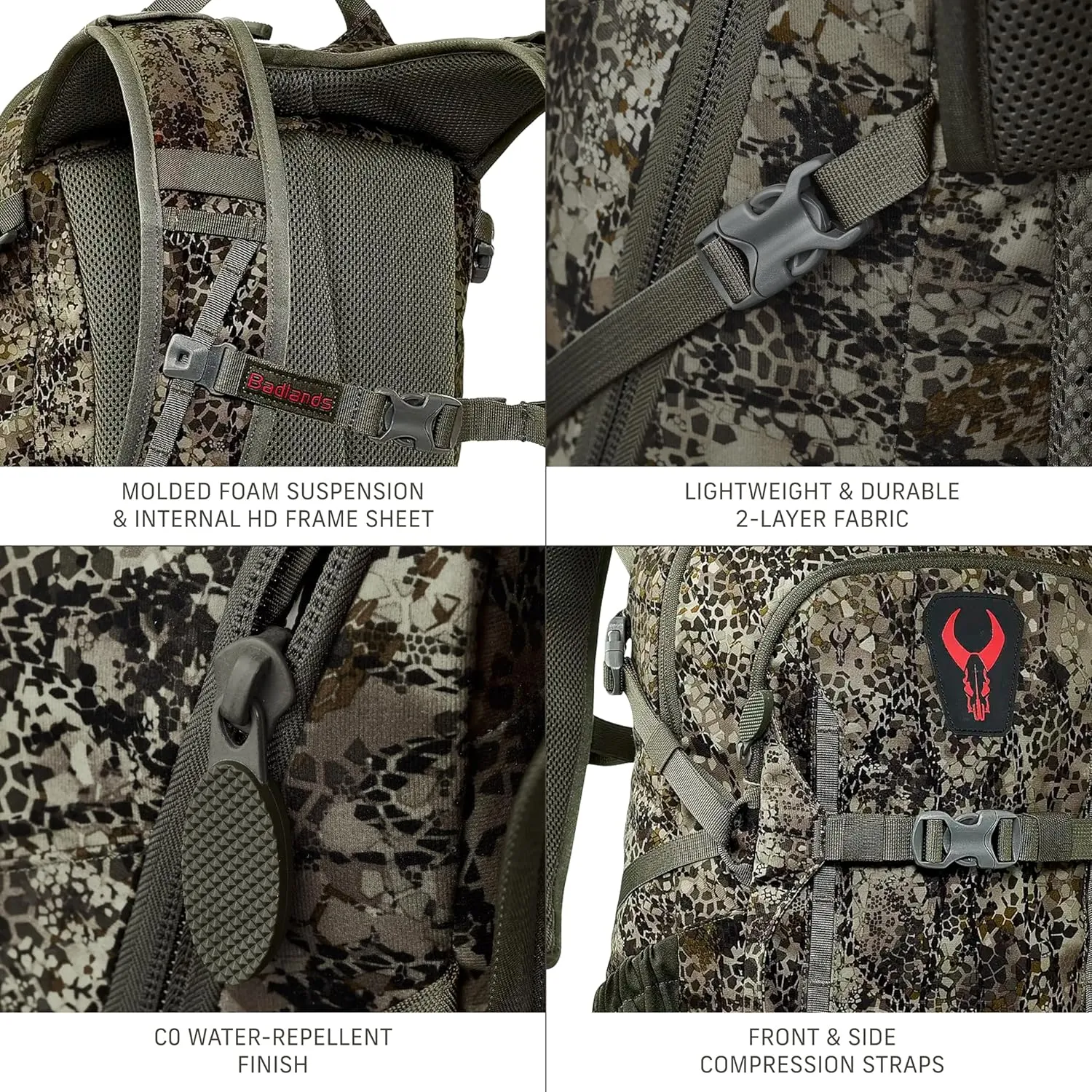Badlands ATX 12 Hunting Pack - All-Terrain Xtreme Tactical Backpack, Lightweight, Water Resistant, Approach OG